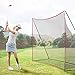 Golf Net 10x7ft Portable Golf Practice Net w/Carry Bag for Indoor Outdoor Backyard Driving Hitting Chipping Training Net