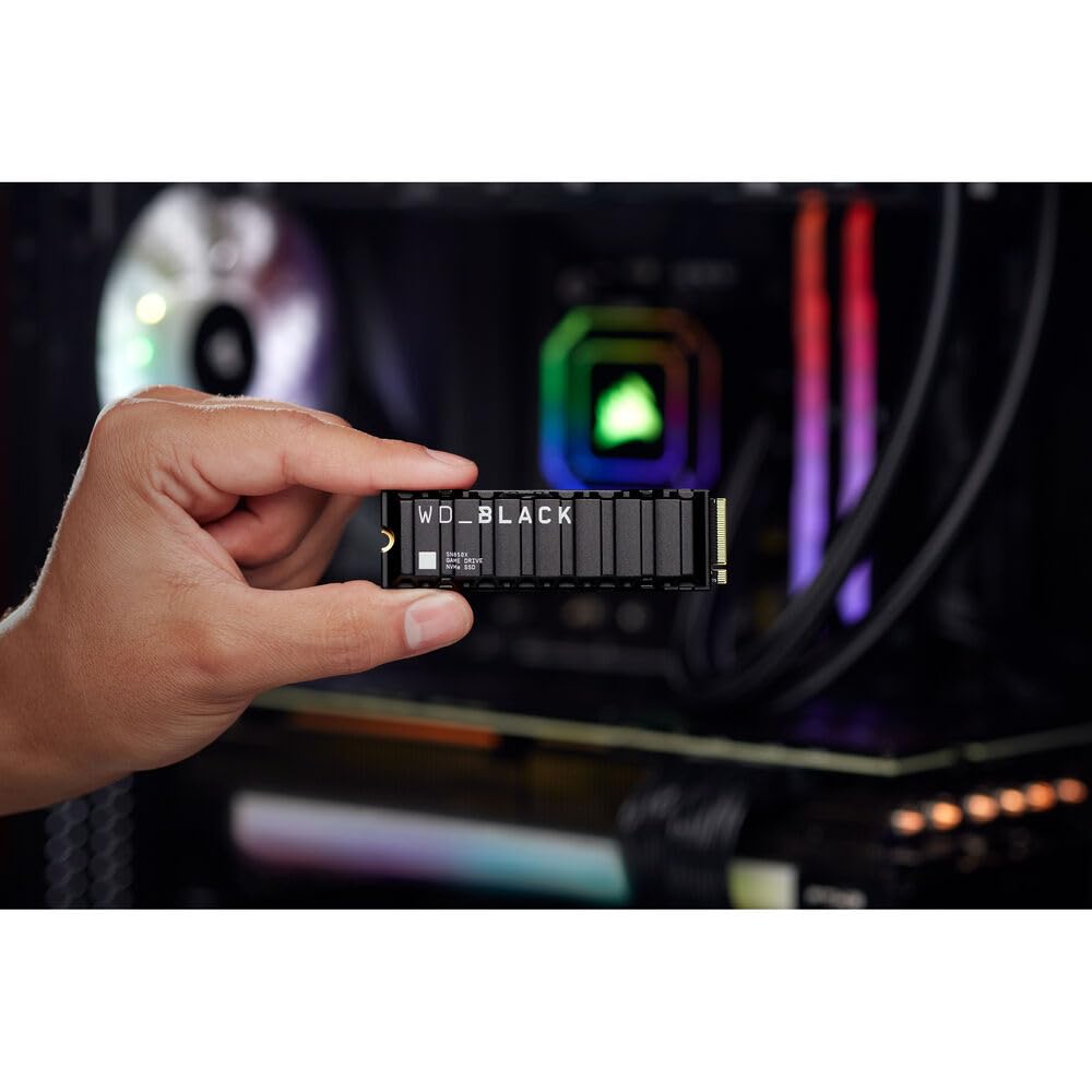 WD_BLACK SN850X NVMe SSD WDBB9H0040BNC - SSD - 4 TB - intern - M.2 2280 - PCIe 4.0 (NVMe) - integrierter K?hlk?rper (WDBB9H0040BNC-WRSN)