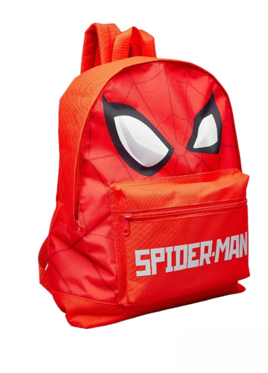 Bargain HouseSpider-Man Spidey-Web Backpack - Back-to-School Gear - Includes Padded Shoulder Straps With Multi-Pockets & Zipper - Perfect for School, Travel & Outdoor Adventures (Orange)