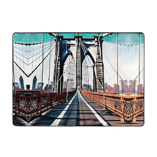 Tapis Brooklyn imprimé doux pour une décoration de chambre moderne - 2