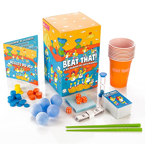 SAVANA Beat That - Le Jeu Délirant des Défis Déjantés - dès 8 Ans - Coffret de 160 Défis à Relever en Famille ou Entre Amis - Jeu de Société de 2 à 8 Joueurs – Image 3