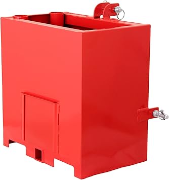 Amazon.com: MERXENG 3 Point Ballast Box 800lbs Capacity Hitch Ballast ...