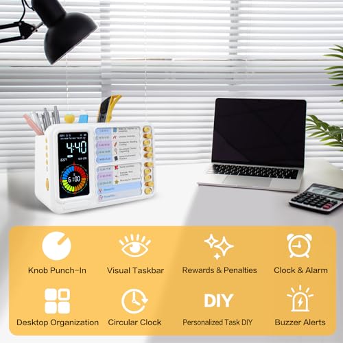 12/24 Hour Switching Task Timer, Timer for Kids, Visual Schedule for Kids with Autism, Visual Schedule for Kids, Time Management Tools, Autism Increase Self-Regulation, with 99-Minute Countdown - Image 5