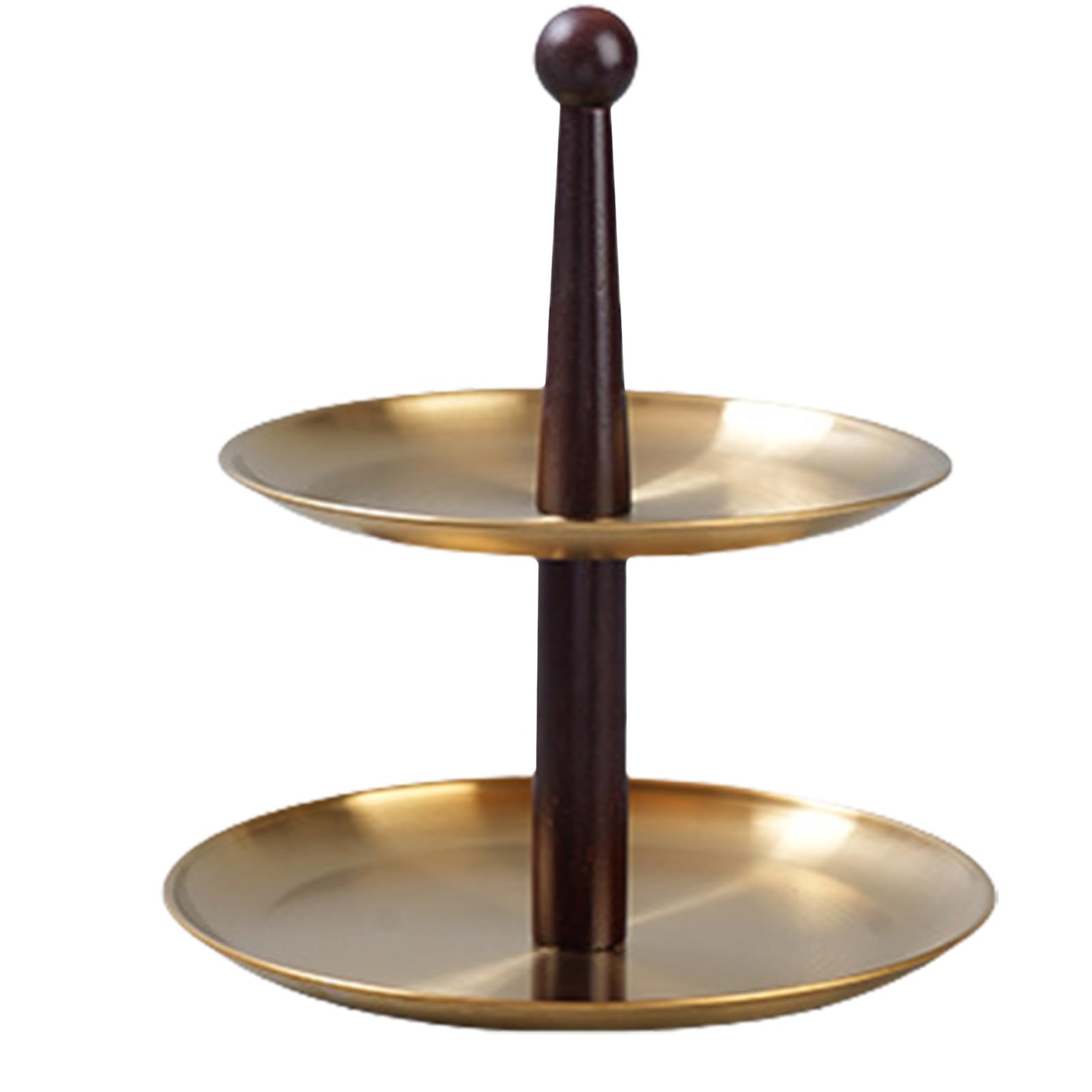 Elnwnnkc Round Metal Dessert and Fruits Tray Modern Stainless Steel Candy Fruit Display Holders for Home and Event Decoration Stainless Steel Fruit Tray