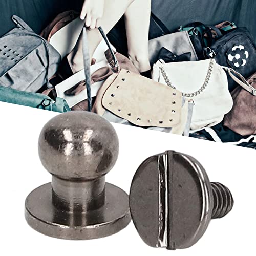 Rebite Monk, pregos de metal prego 200 conjuntos para sapatos Prata Preto