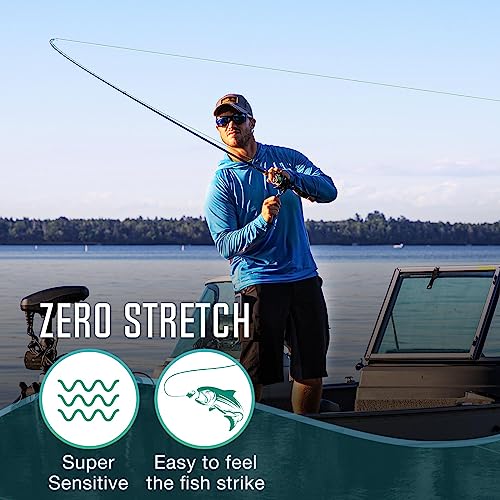 Image of Piscifun Onyx Braided Fishing Line, Superline Abrasion Resistant Braided Lines, Zero Stretch Super Strong, Low Memory, Fast Water Cutting PE Fishing Lines, 6lb-150lb