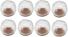 Set of 8 Silicone Chair Leg Protectors for Table or Furniture Set of 8