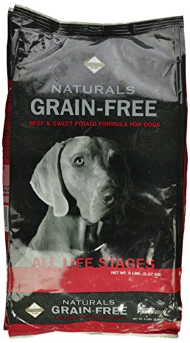 Diamond Pet Foods Naturals Grain Free Beef and Sweet Potato for Dogs, 5 Pound