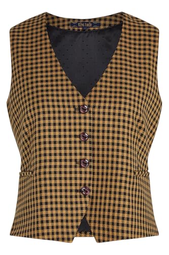 Gilet pour femme à carreaux MIJOMA King Louie Norman élégant