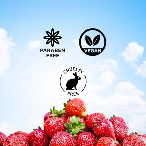 Image of Wanderlust Strawberry Daiquiri Shower Gel, 250 ml| Nourishes & Hydrates| Gentle Cleanser| Sweet Smell of Strawberry |Enriched With Aloe Vera| Paraben-Free, Vegan Formula| Suitable for All Skin Types | Nourishes & Hydrates, Enriched With Aloe Vera, Paraben-Free, Vegan Formula, Suitable for All Skin Types