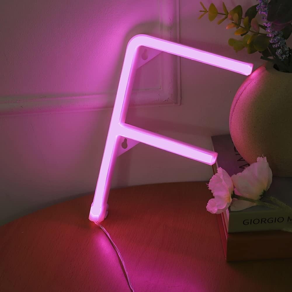 LED Marquee Letter Lights, Light Up Letters Glitter Alphabet Letter Sign Battery Powered for Night Light Birthday Party Wedding Girls Gifts Home Bar Christmas Decoration