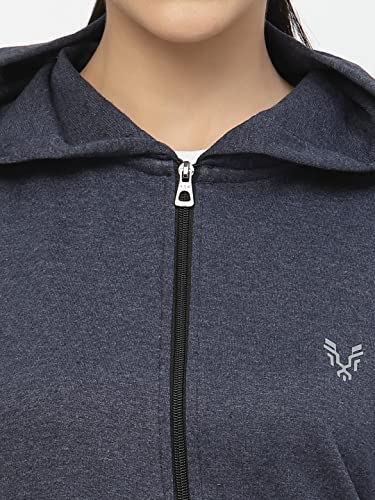 Image of UZARUS Women's Cotton Anthra Sweatshirt Hoodie