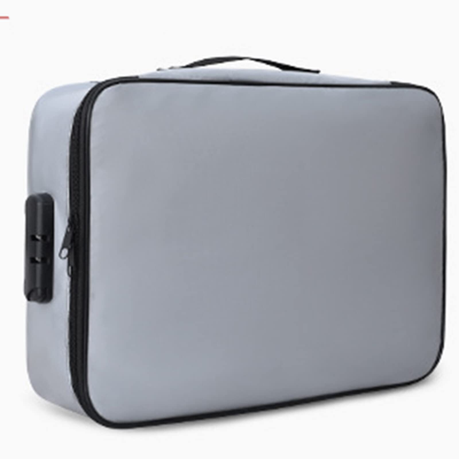 Yuehuamech Fireproof Document Bag Large Capacity Waterproof Fireproof Storage Box Document Box Document Organizer Box with Lock for Legal Files Passport Certificates Cards Album Valuables Jewelry Cash - Image 2