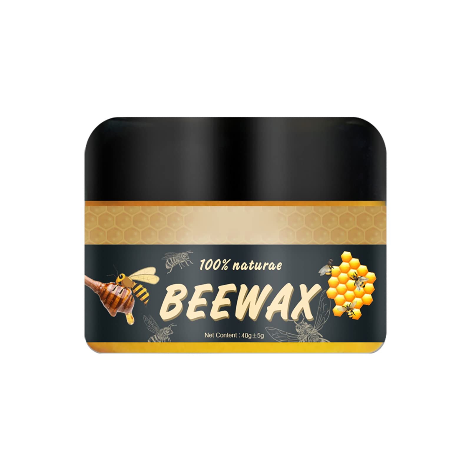Rvtkak Wood Seasoning Beeswax, Bees Wax Wooden Furniture Polished Beeswax Polish Oak Furniture Land Wax Polish Multipurpose Beeswax Furniture Polish Cleaner and Polish Furniture Care for Home