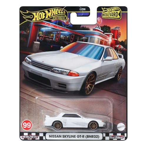 Modellino Die Cast Hot Wheels Modellino Auto NISSAN SKYLINE GT-R BNR32 - Die Cast Scala 1:64 - lunghezza 7cm - HRT74 - Serie Boulevard 99