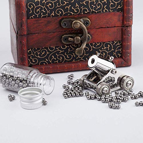 Pocket Artillery Mini Cannon Military Model Kits Miniature Metal Scale Replicas With Pellets , Ramrod And Archaistic Box For Present Decoration Collection #TOP1