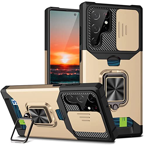 Coque antichoc Samsung Galaxy A32 et A13 étui robuste or avec fente