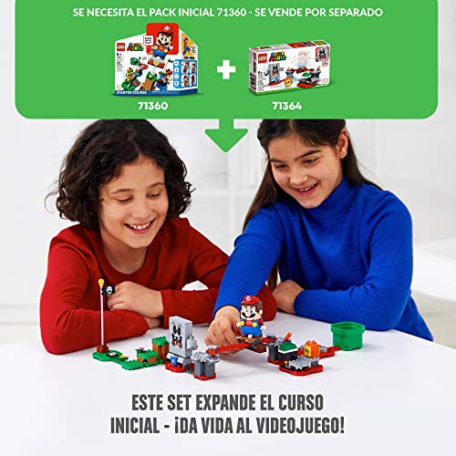 LEGO 71364 Super Mario Set de Expansión: Lava letal de ROCO, Juguete de Construcción para Niños +6 años con 2 Mini Figuras