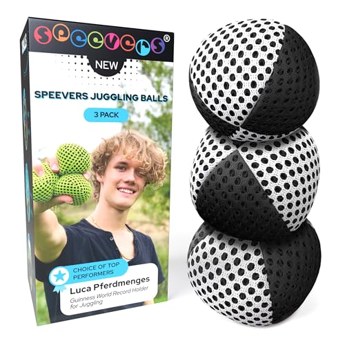 speevers Juggling Balls for Beginners and Professionals Set of 3, Juggling Bean Bags 14 Colors...