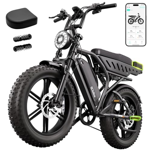 TST 1500W Peak Electric Bike for Adults 20 Fat Tire 48V 15Ah 60 Miles