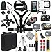 Gurmoir Kit d'accessoires pour Gopro Hero 13 12 11 10 9 Caméra, Kit d'accessoires avec Boîtier étanche Ceinture de Sac à Dos Montage de Guidon de vélo Paquet pour Gopro 13 12 11 10 9 Caméra(DT16)