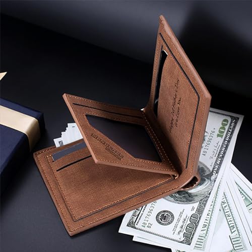 Fist Bump Wallet Personalized Kids Name Wallet Leather Wallet for Dad Grandpa Mens Wallet Fathers Day Gift Custom Engraved Wallet for Husband Papa Wallet for Men Family Name Wallet New Dad Wallet4