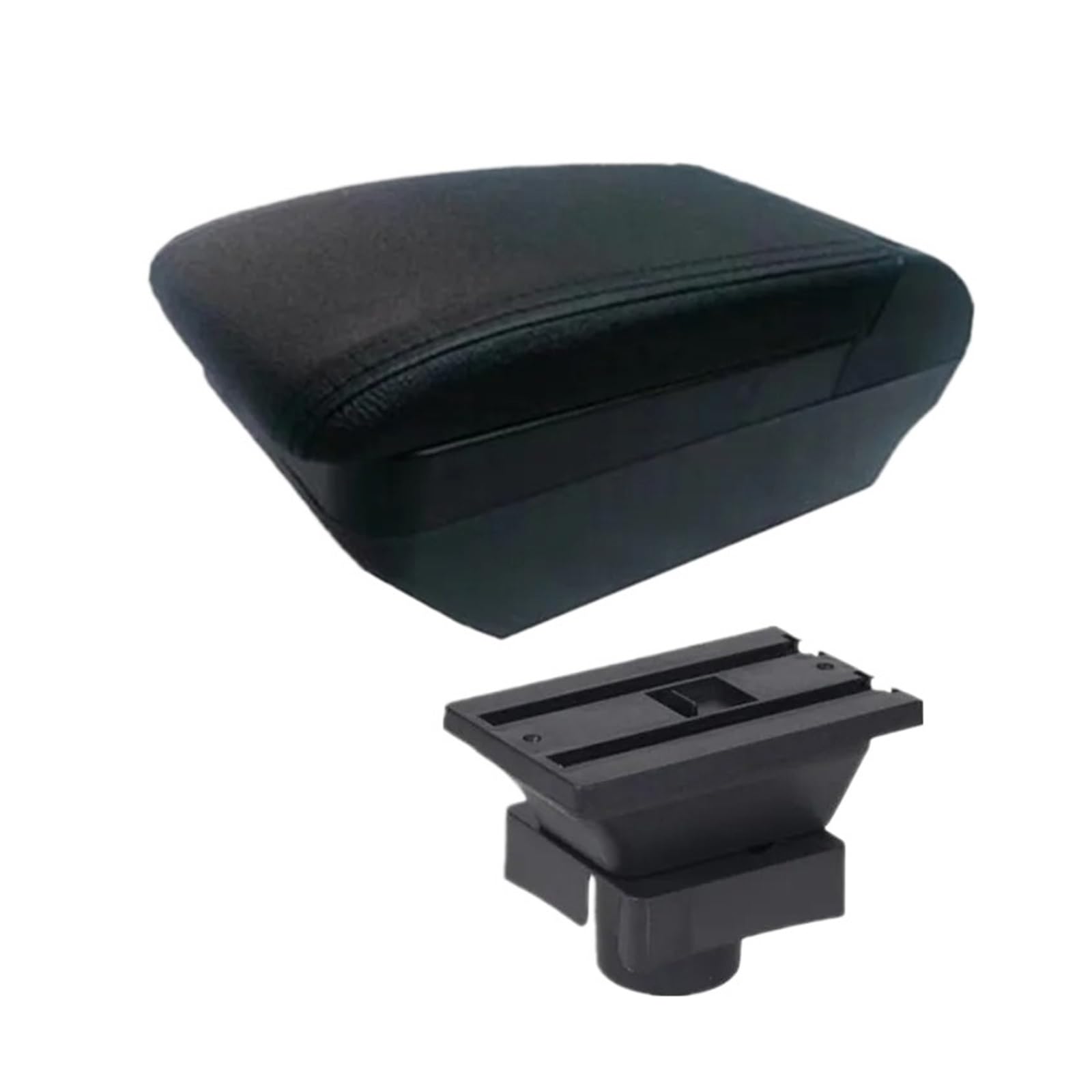 UMDJJU For Citroen For C4 Hatchback 2004-2011 Car Armrest Box Storage USB Port Retrofit Accessories Car Centre Console Armrest Box(F black line No USB)