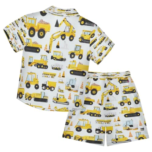 Image of Boccsty Red Strawberry Boy Summer Shorts Sets Hawaiian Toddler Boys T-Shirt & Pants 2 Pcs 3T-10T