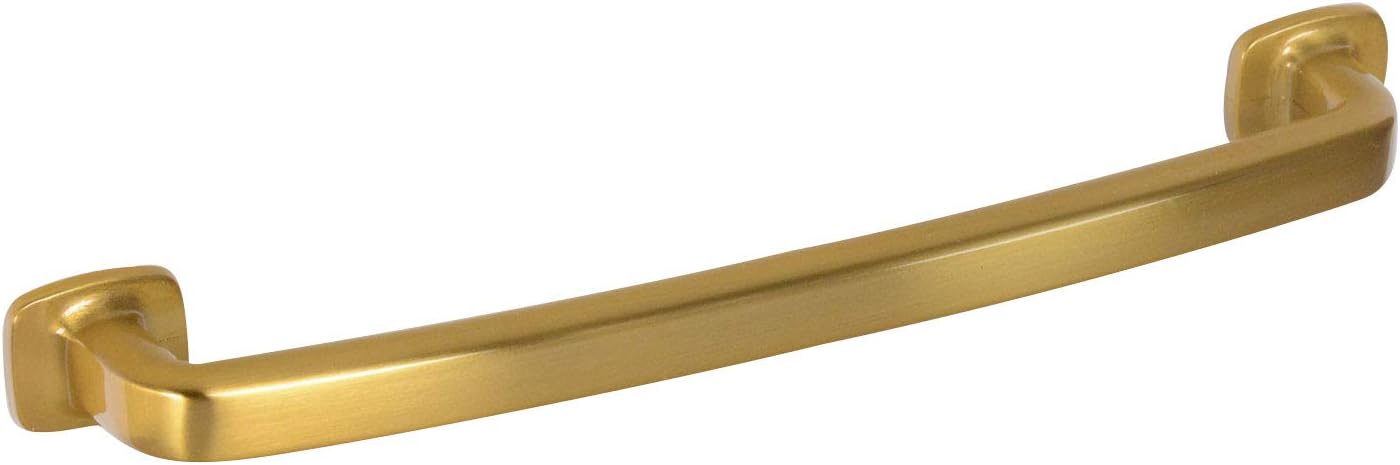 CKP Brand #8096 Haven Collection 6-5/16 in. (160mm) Pull, Brushed Gold - 10 Pack