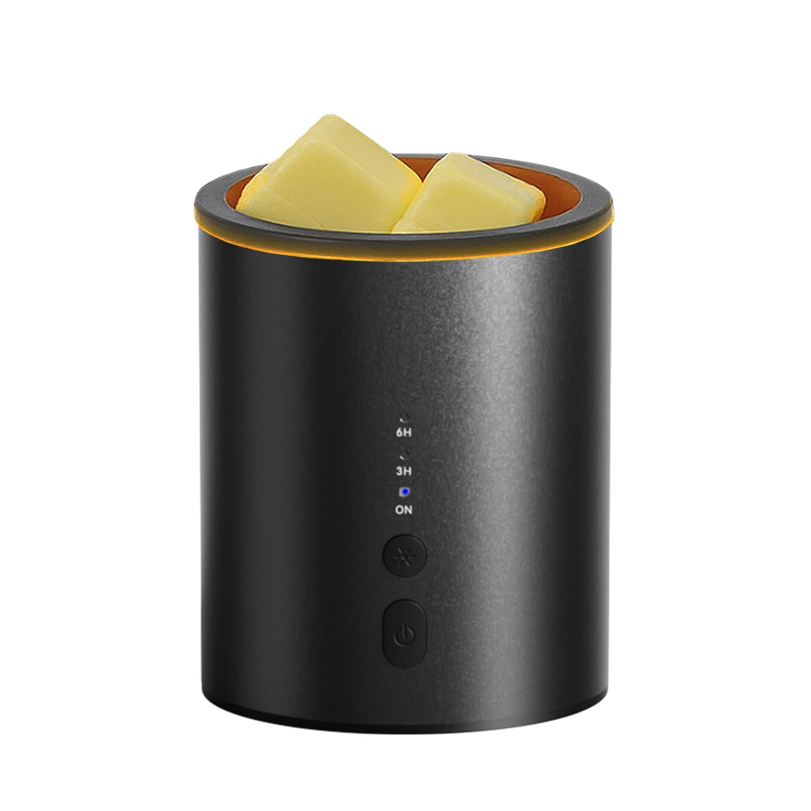 AVEKI Electric Wax Melt Warmer, Electric Candle Wax Burner with Timer, Multicolor LED Night Light, USB Powered Scented Wax Melter for Home Bedroom Office, Gifts for Women Mom Friends (Black)