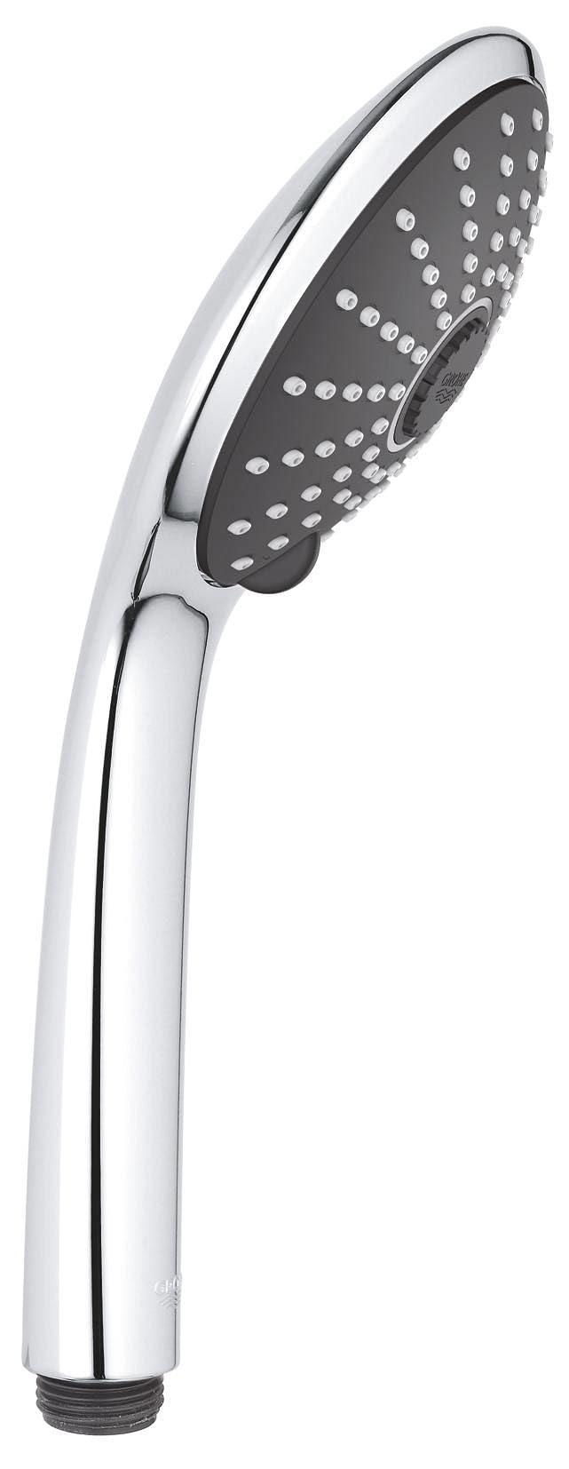 GROHE Vitalio Joy 110 - Alcachofa/Teleducha 11 cm (3 chorros, sistema antical, montaje universal, limitador caudal 9,5 l/min), Cromo, 27319000"