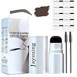 1 Satz/13 Stück Augenbrauen Stempel, Augenbrauen Druck Set, Augenbrauen Haaransatz Puder, Wasserdicht und langlebig, Passend für Anfänger und Profis