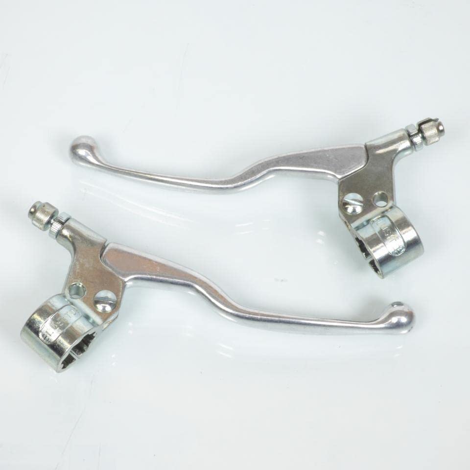 Palanca Derecha E Izquierda Con Palanca de Freno Largo 17.5cm Ciclomotor Moto Ciclo