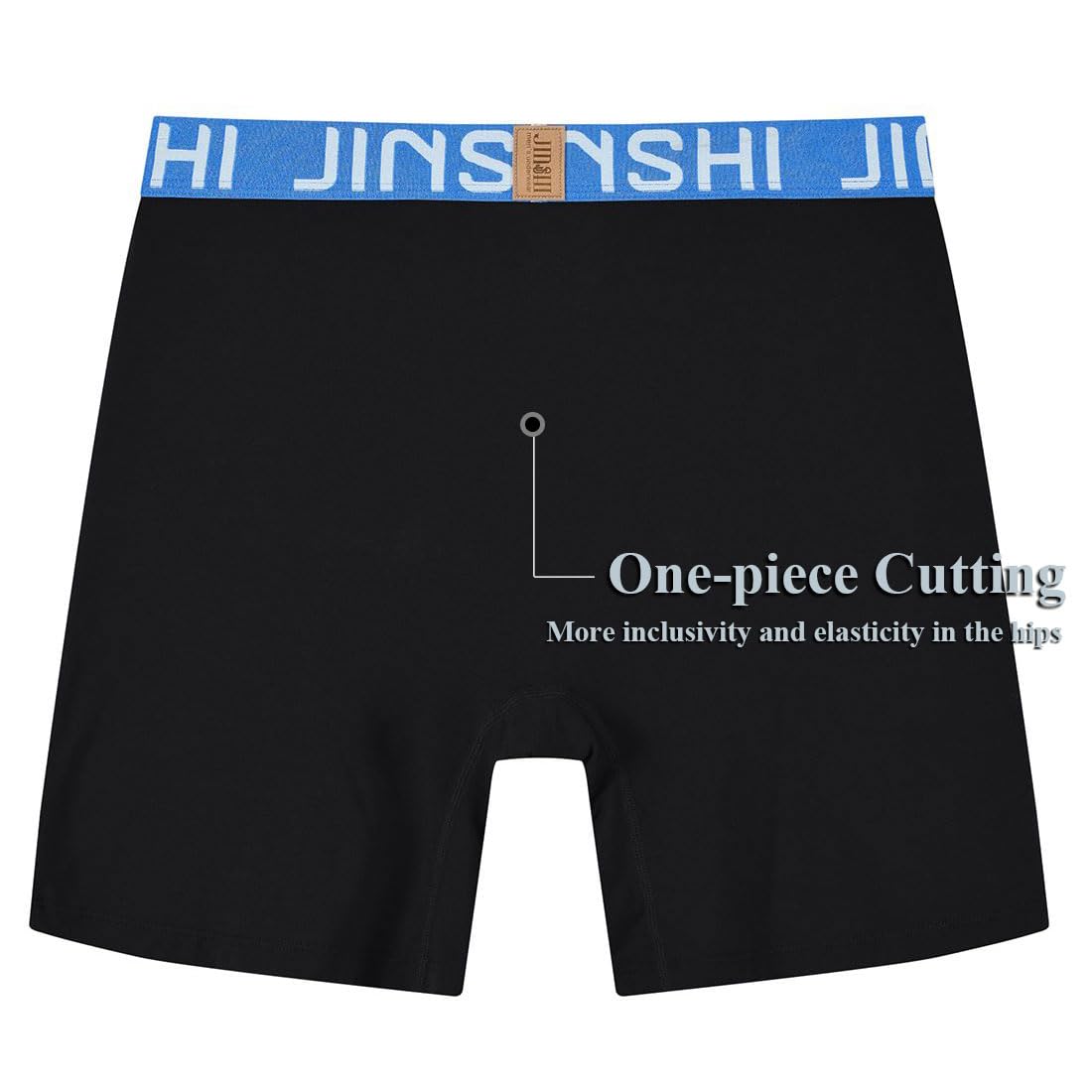 JINSHI Calzoncillos tipo bóxer de rayón de bambú para hombre, 942M07*paquete de 3, XX-Large