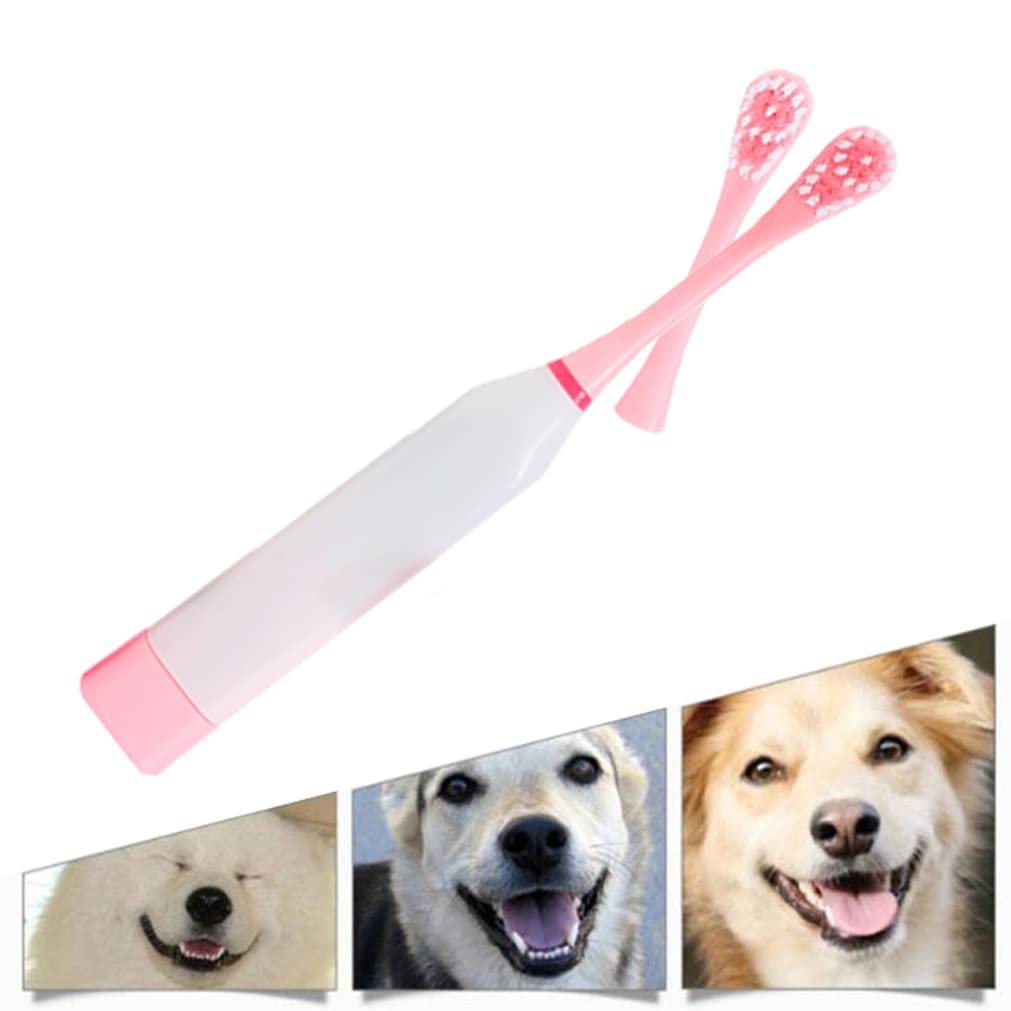 Brosse à dents électrique professionnelle for chien, technologie ultrasonique, brosse à dents for animaux de compagnie, ajout de tartre de mauvaise haleine for chiens et chats de petite, moyenne et gr