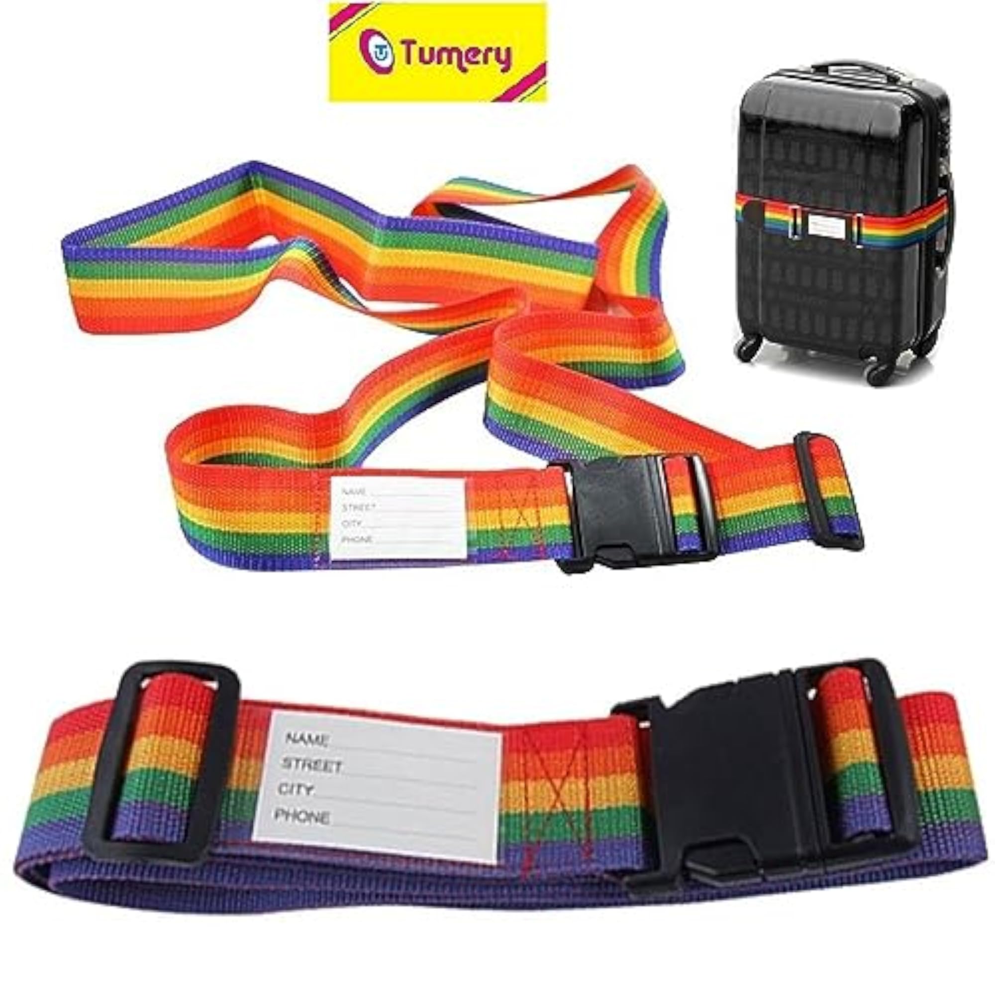 Suitcase Belts, Adjustable Luggage Straps