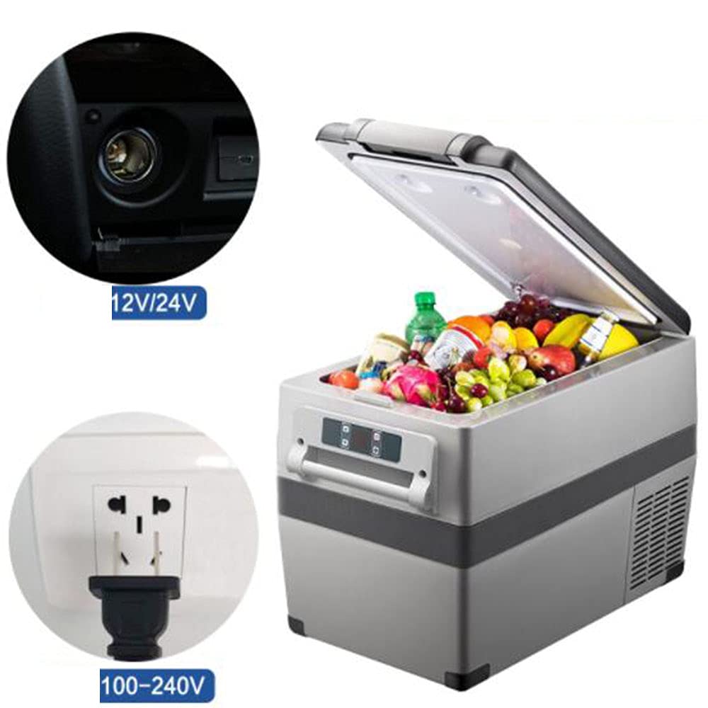 XIAOLIN Frigorifero per Auto da 12/24 Volt Frigorifero da 30l Frigorifero, da -20 ℃ A 20 ℃ Refrigeratore A Compressore Elettrico RV, Campeggio E Viaggi