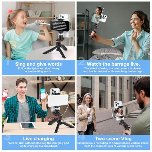 Image of Teleprompter Kit for iPhone & Android, Teleprompter for Video Recording