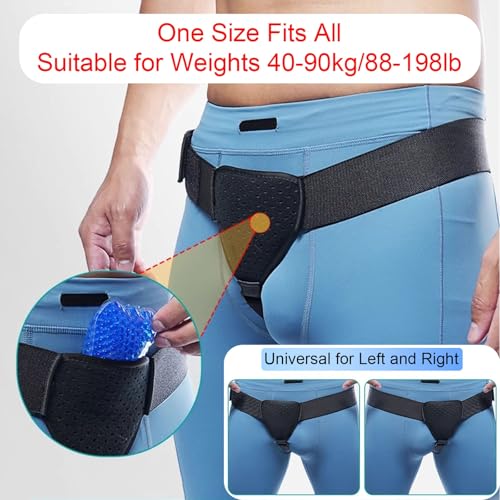 Faja para Hernia Inguinal con Almohadillas de Gel Ajustables miniatura 2