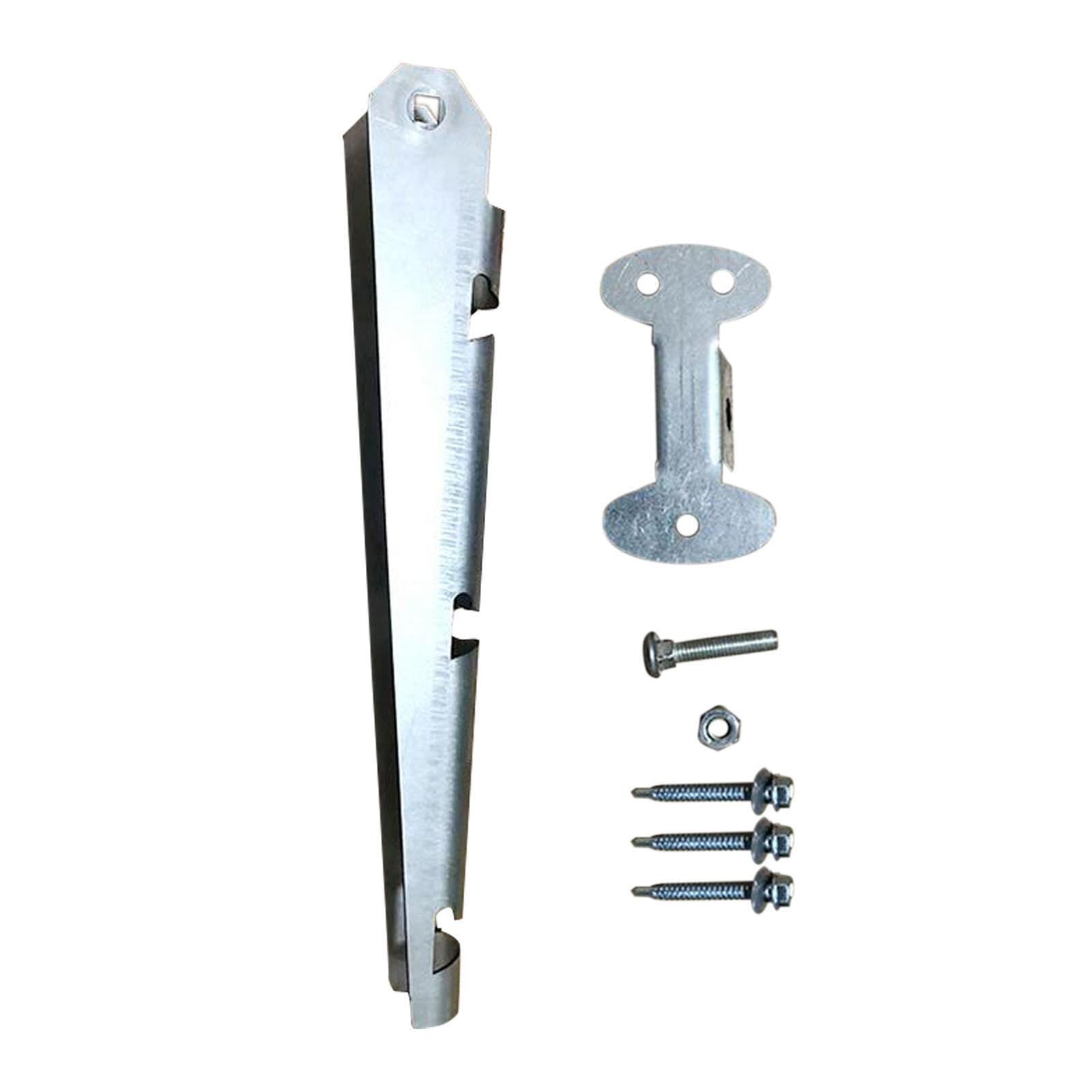 LIXSAZSE Chain Link Fence Barbed Wire Arms Designed for Maximum Strength Ensuring Easy Height Extension and Reliability with Installation Barbed Barb Wire Arm
