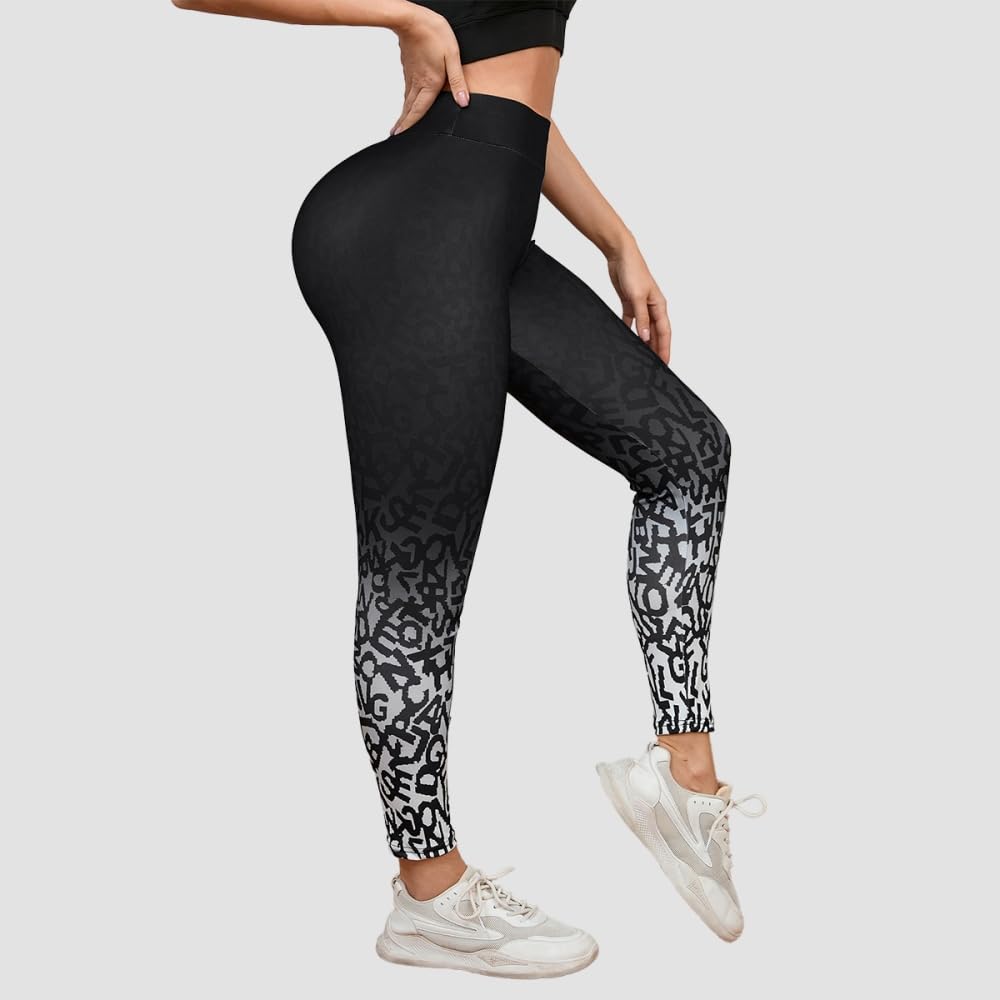 DYRBF Leggings da donna a vita alta per yoga, modellanti, ad asciugatura rapida, controllo della pancia, con tasche, per palestra, corsa