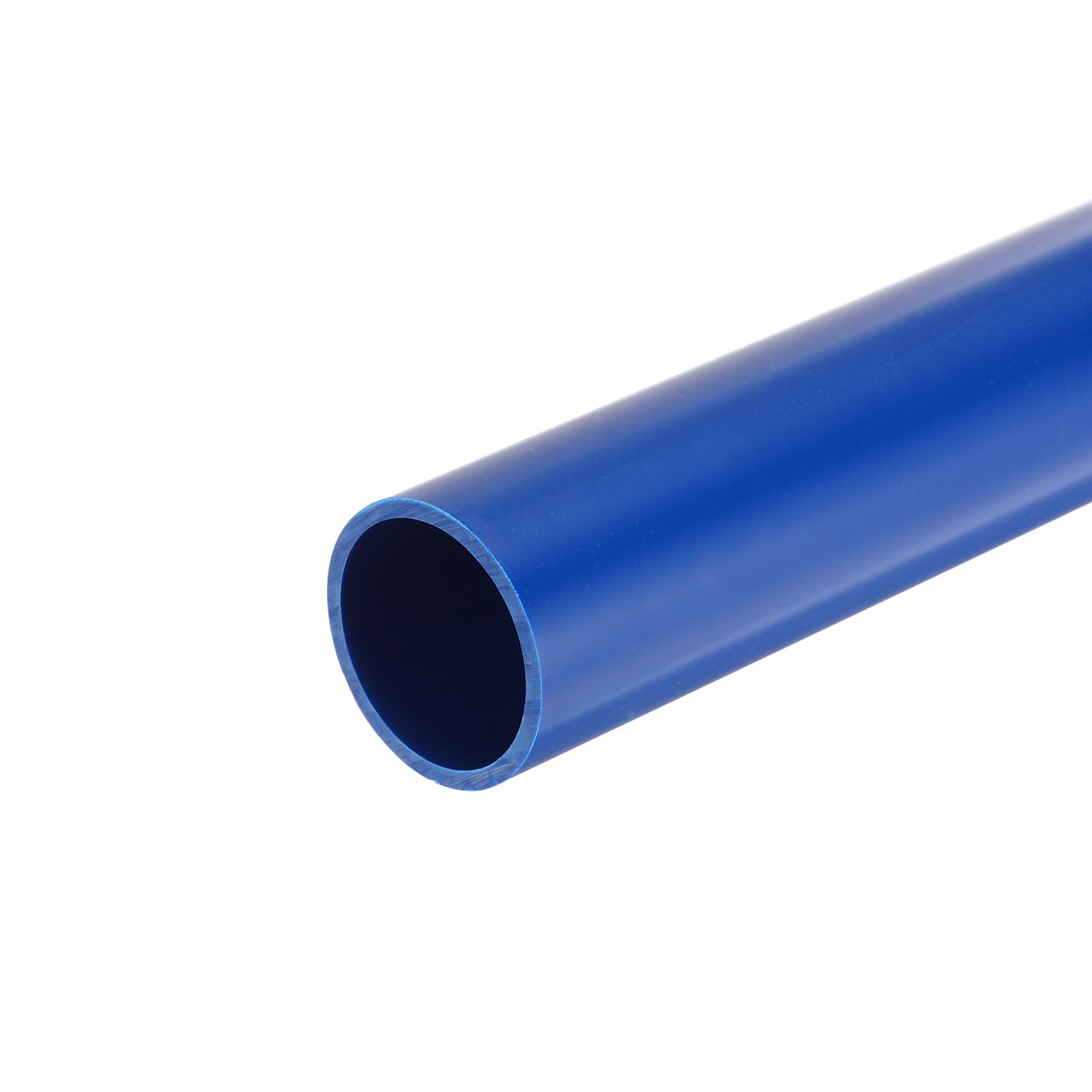 MECCANIXITY Tubo Rigido In PVC Trasparente Blu Chiaro - Diametro Interno 86 Mm, Esterno 90 Mm, Lunghezza 35,6 Cm, Resistente Per Acquari E Giardino