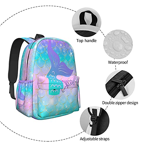 Sac à dos sirène brillante protégeant votre ordinateur portable - 5