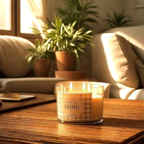 96North SC-F Fresh Linen & Soft Amber Candle | Large 3 Wick Jar Candle thumb #5