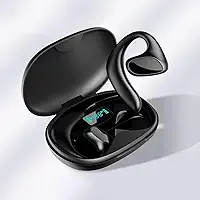 Fones de ouvido para tradutor de idiomas bidirecionais, tradução em tempo real, 144 idiomas M8, fones de ouvido para tradutor com suporte para chamadas de música, sem fio, dispositivo tradutor (preto)