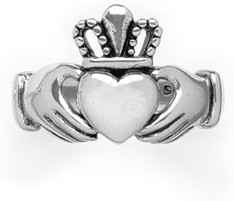 Sterling Silver Large Claddagh Ring