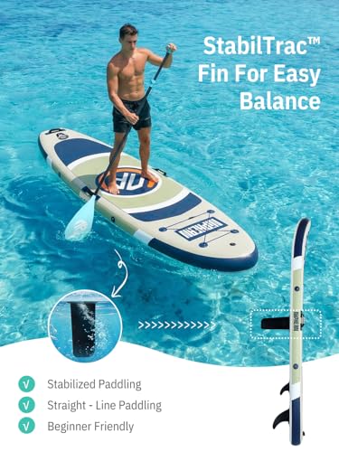 Image of Niphean 10' Inflatable Paddle Board, Ultra-Light SUP for Beginners
