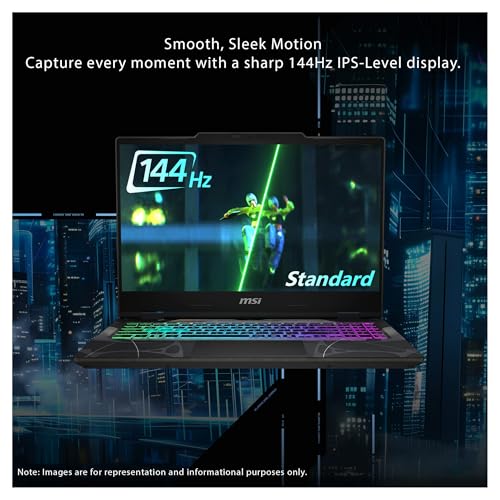 Image of msi Cyborg 17 Gaming Laptop, Intel 7-240H, 48 GB DDR5 RAM, 4 TB PCIe SSD, 17.3 inch FHD (1920x1080) 144Hz Display, Nvidia G-Force RTX 5060, 4-Zone RGB Keyboard, W11 Pro, Translucent Black