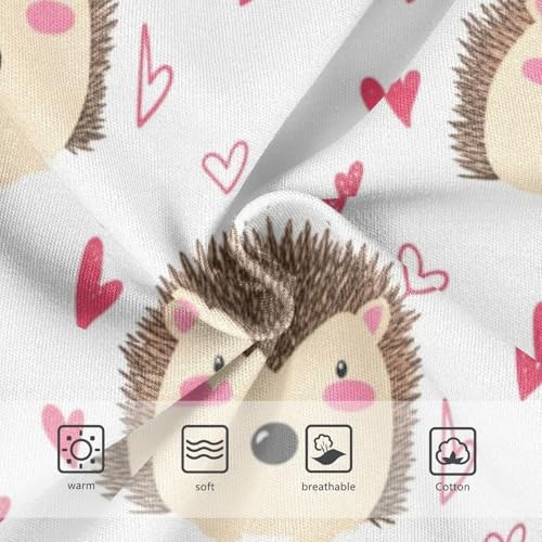 Cotton Girls Underwear Toddlers Cute Hedgehogs Pink Hearts Panties for Girl Colorful Kids Briefs Undies 2t3