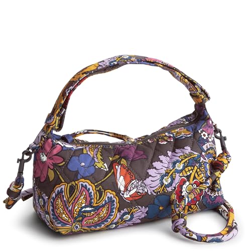 Image of Vera Bradley Women's Premium Cotton Roxbury Crescent Crossbody Bag